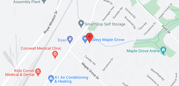 map of #30 -511 MAPLE GROVE DR